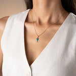 Zarif Turkuaz Balık Kolye Ucu | 925 Ayar Gümüş | Şans Sembolü