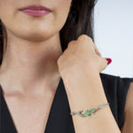 Timsah Bileklik – El Yapımı 925 Ayar Gümüş & Zirkon, Ayarlanabilir